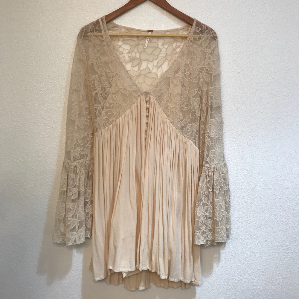 Free People Bell sleeve dress